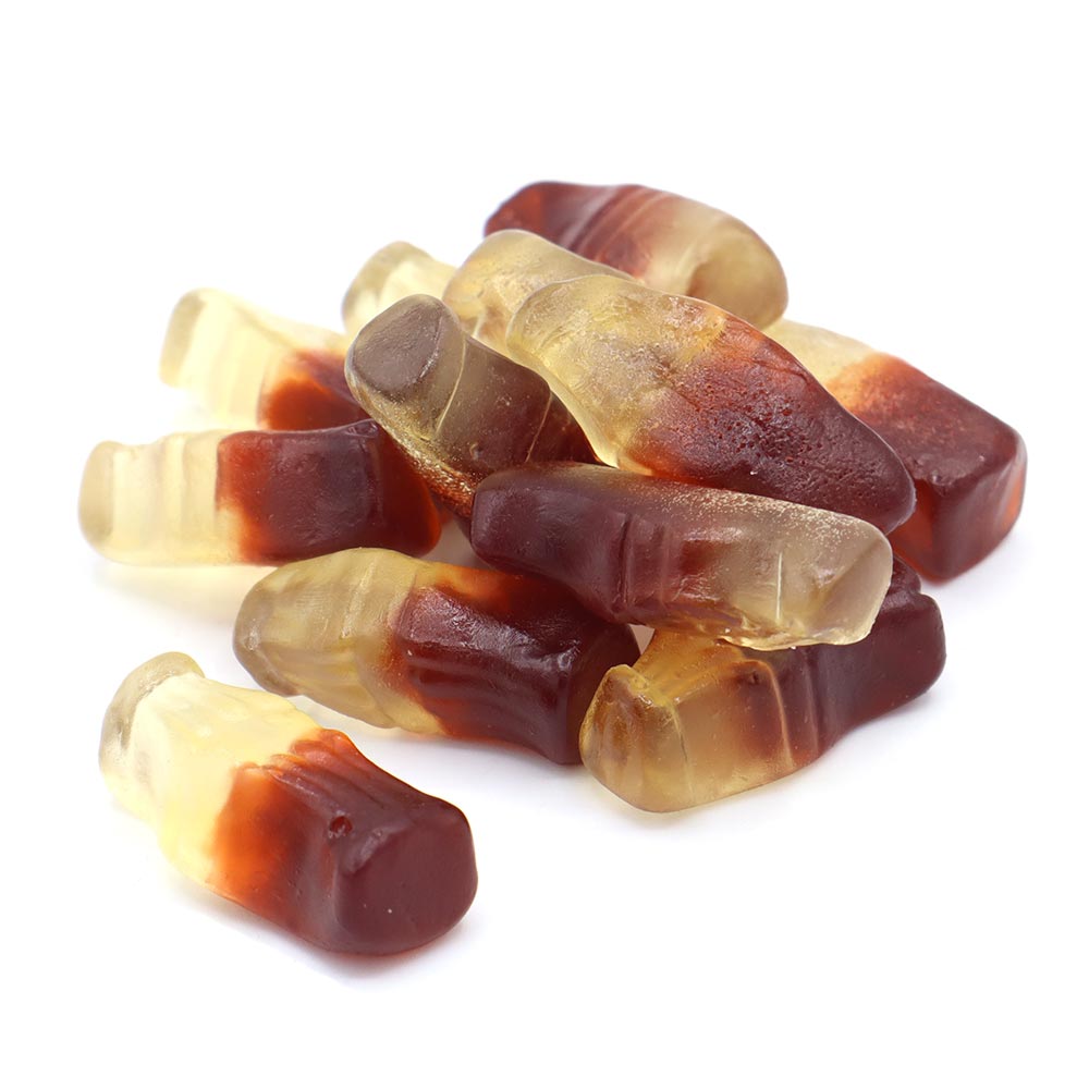 Bulk bag of cola bottle sweets, delivered to Cardiff