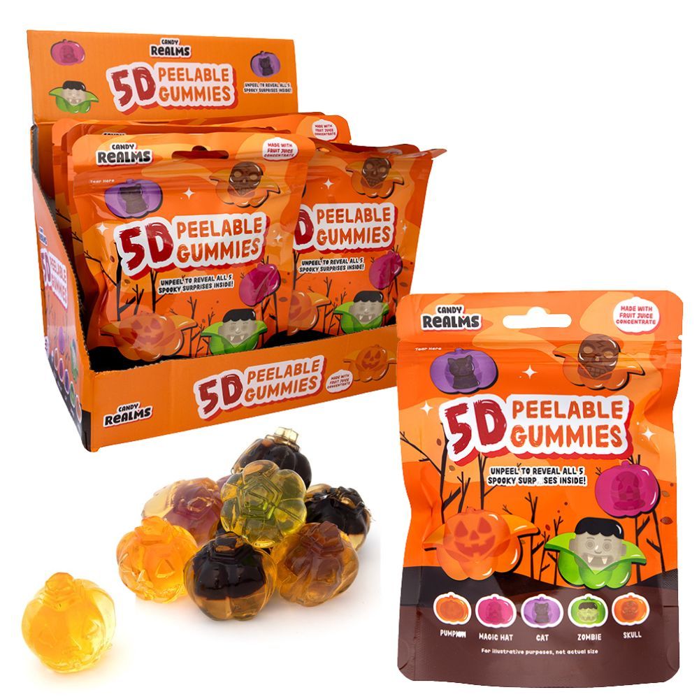 Assorted Halloween-themed sweets