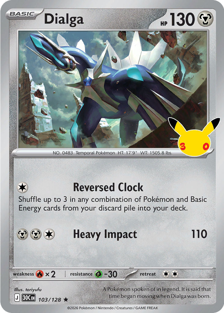 Pokémon TCG: 30th Celebration — Dialga 103/128