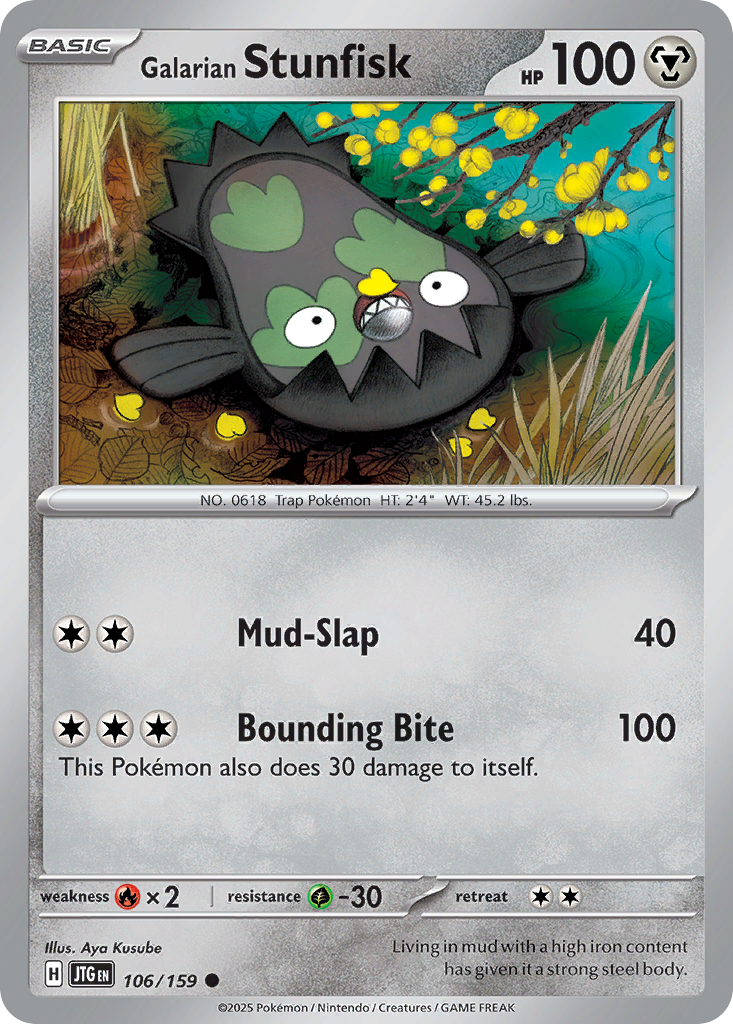 Journey Together Galarian Stunfisk 106/159
