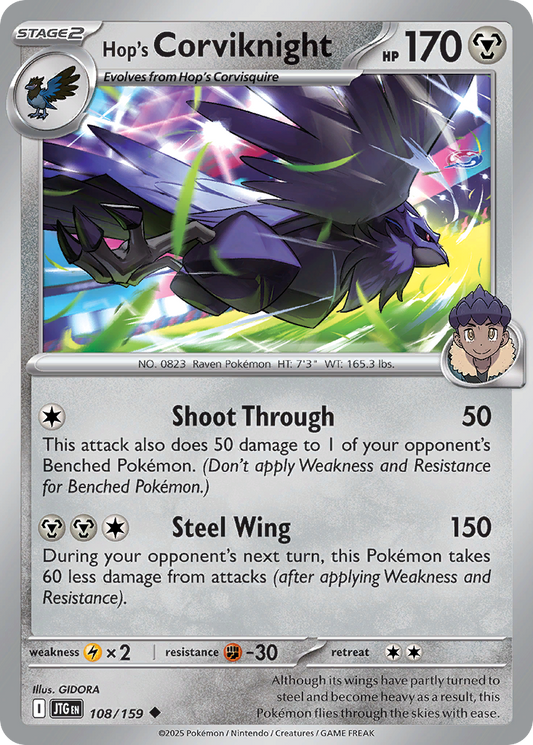 Journey Together Hop's Corviknight 108/159