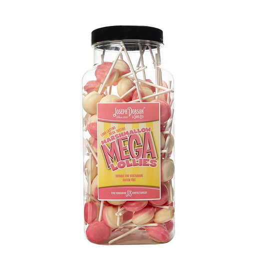 Dobsons Marshmallow Mega Lollies Jar