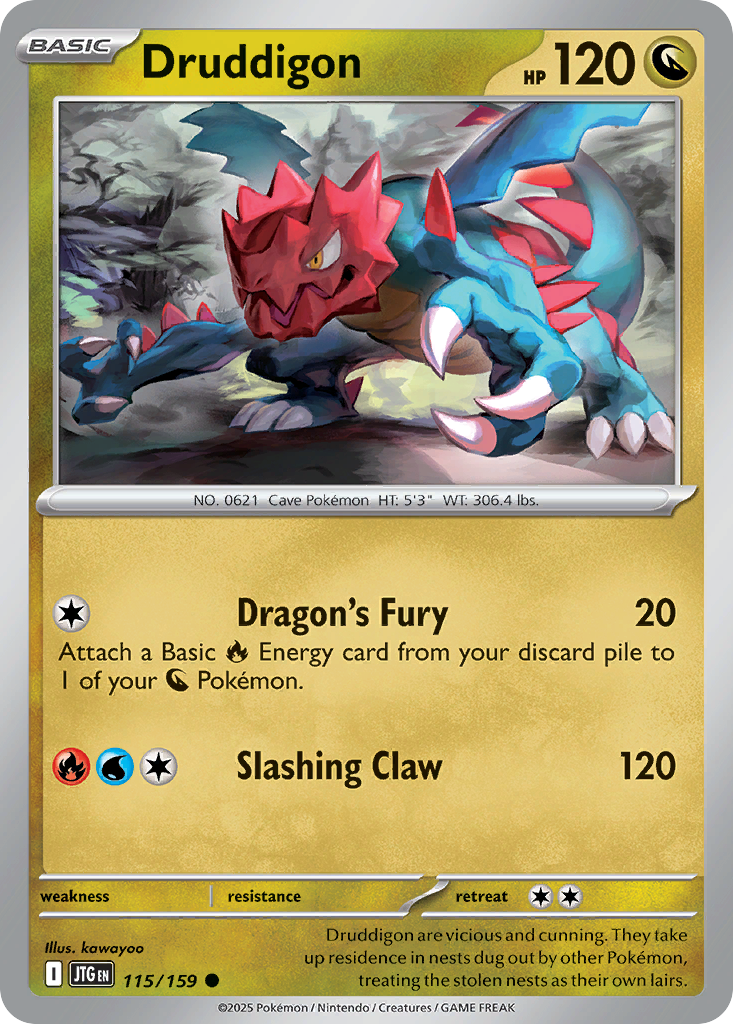Journey Together Druddigon 115/159