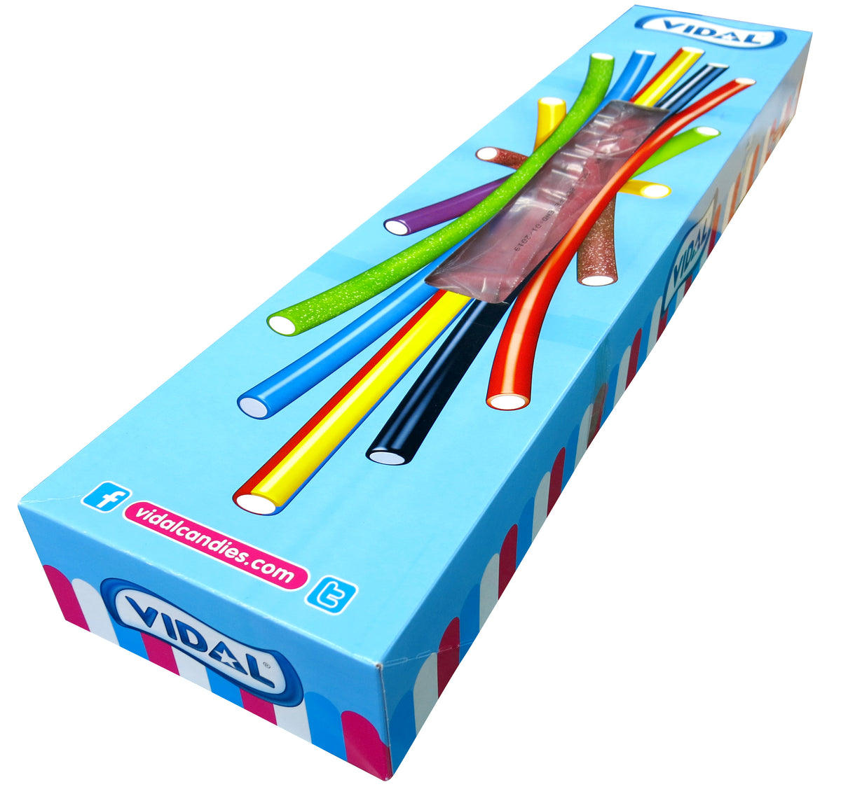 Vidal Giant Fizzy Strawberry Cables box