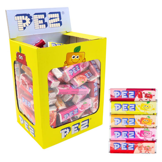 Pez Fruit Mix single refills display box