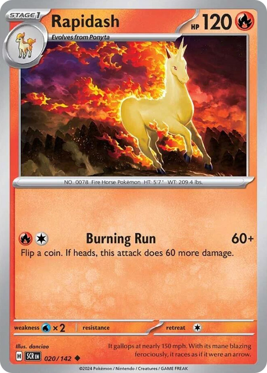 Stellar Crown Rapidash 20/142