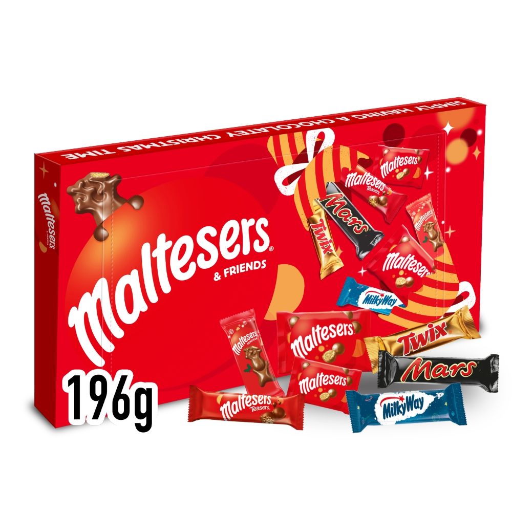 Maltesers and Friends Chocolate Christmas Selection Box 196g