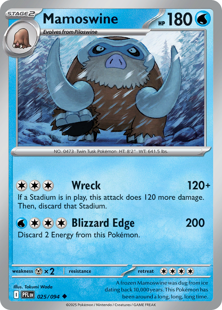 Mamoswine Phantasmal Flames 25/094