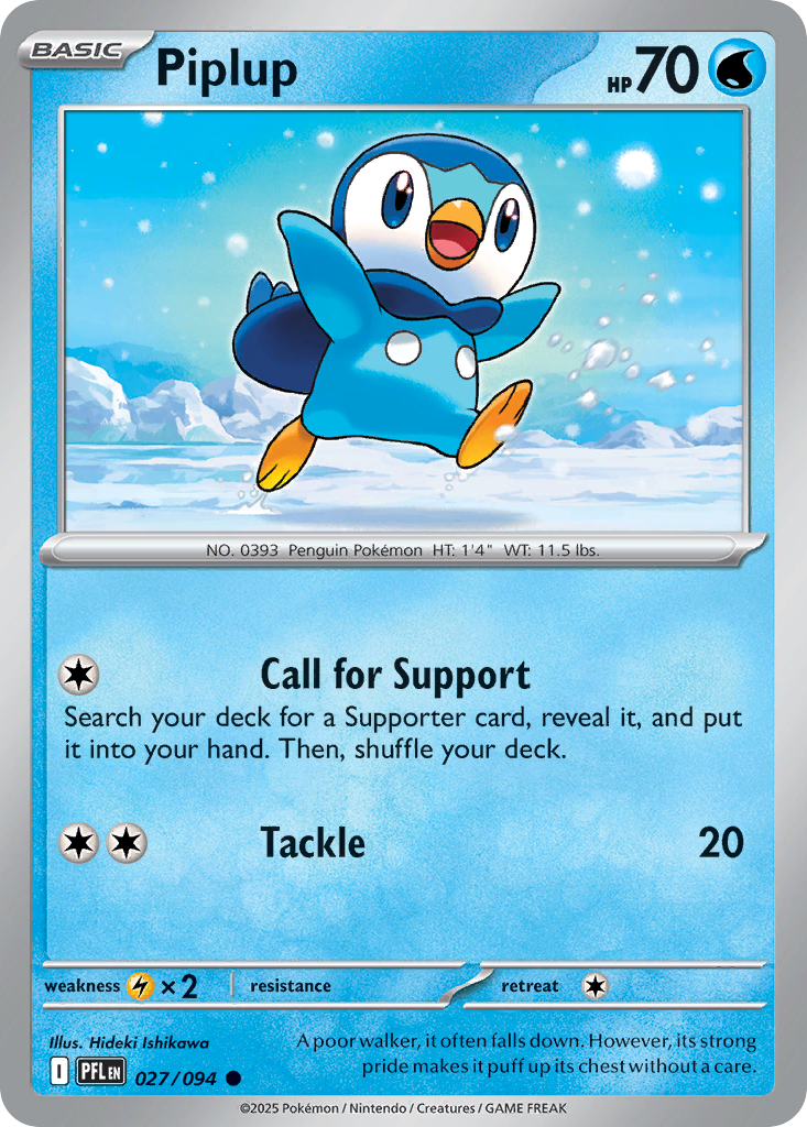 Piplup Phantasmal Flames 27/094