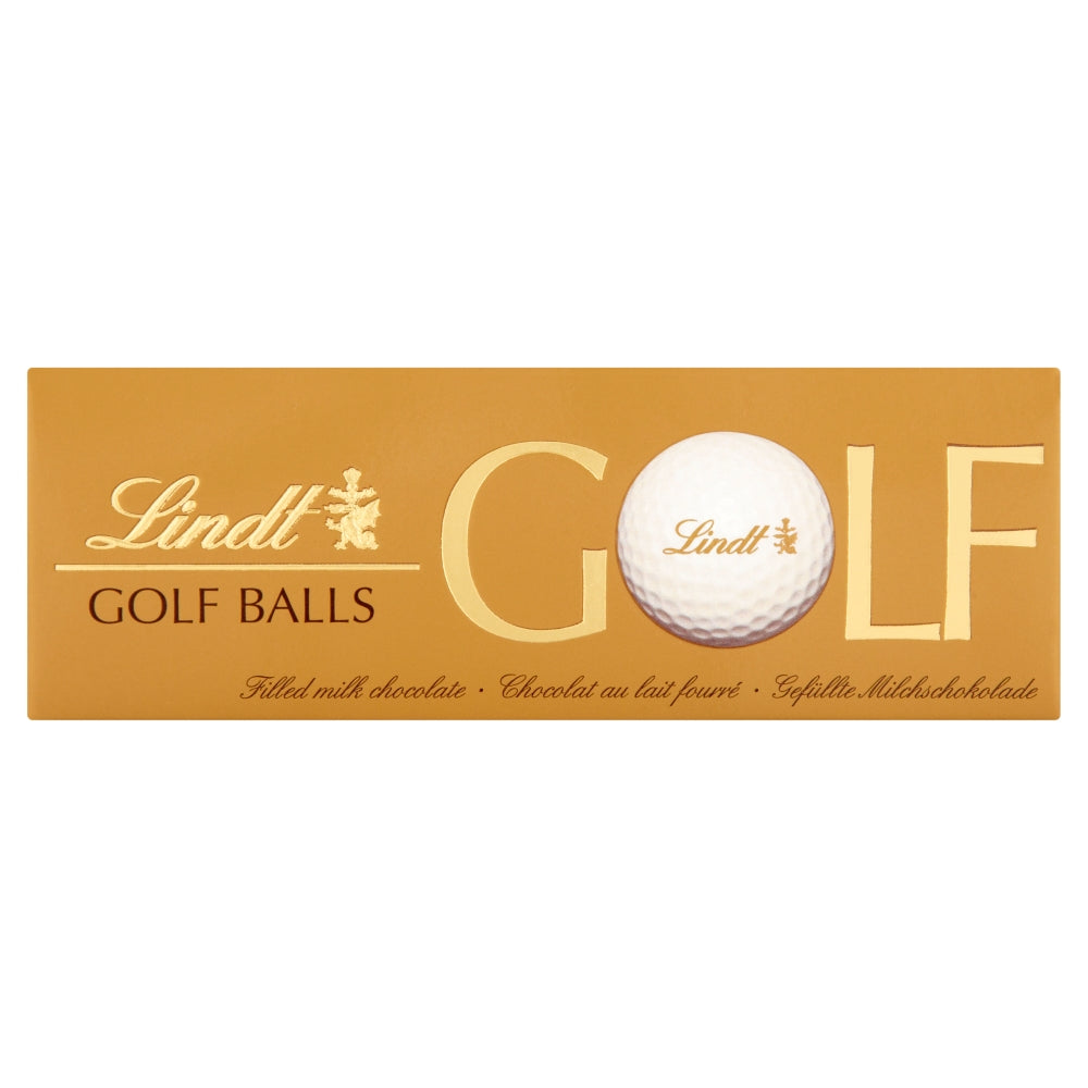 Lindt Milk Chocolate Golf Balls 3 Pieces Box 110g