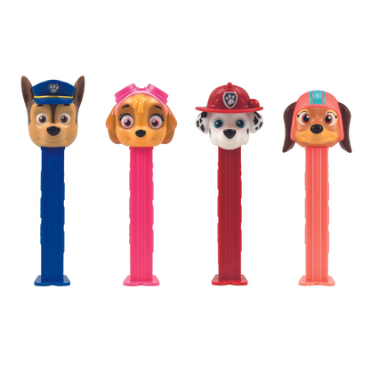 Pez Paw Patrol dispenser designs