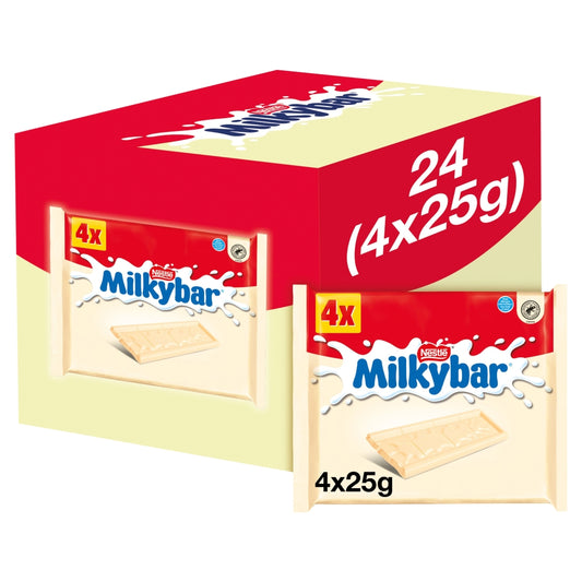 Milkybar White Chocolate Bar 4 Pack Multipack