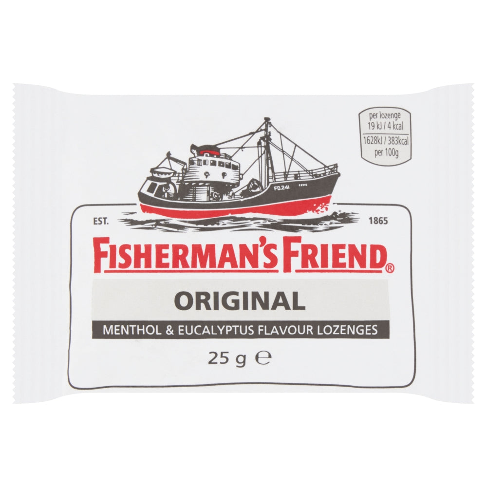 Fisherman's Friend Original Menthol & Eucalyptus Lozenges 25g