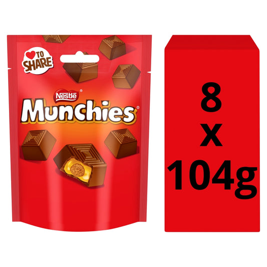 Munchies Milk Chocolate & Caramel Sharing Bag 104g