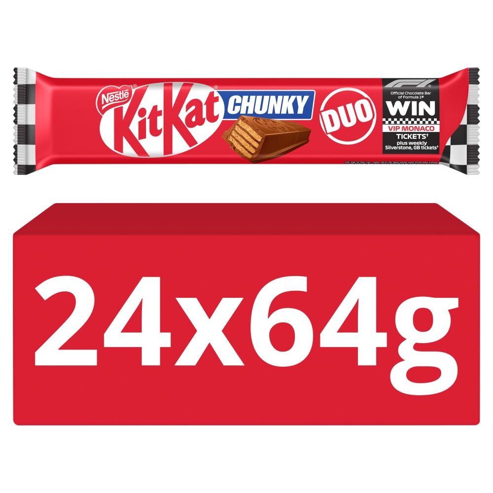 KitKat F1 Chunky Duo Milk Chocolate Bar 64g