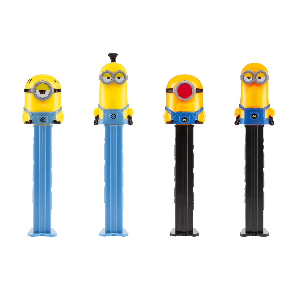 Pez Minions dispenser designs