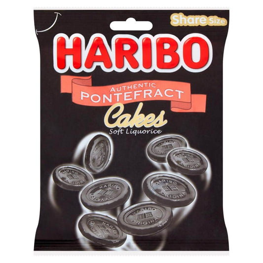 Haribo Pontefract Cakes Share Bags 160g case of 12