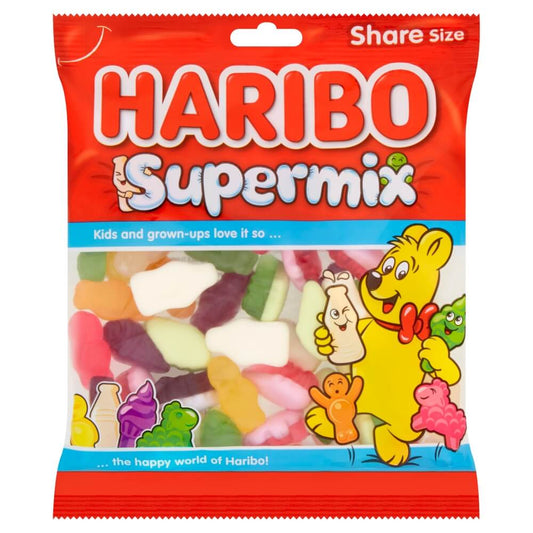 Haribo Supermix Share Bags 160g case of 12
