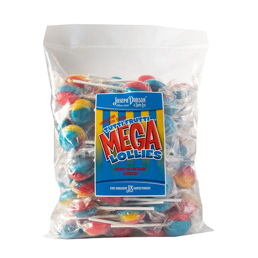 Dobsons Wrapped Tutti Frutti Mega Lollies 1.9kg