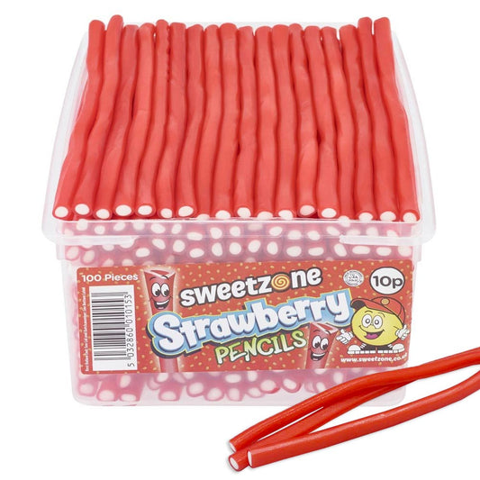 Sweetzone Strawberry Pencils Tub