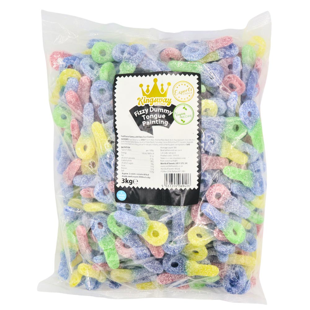 Kingsway Fizzy Tongue Painting Dummies sweets