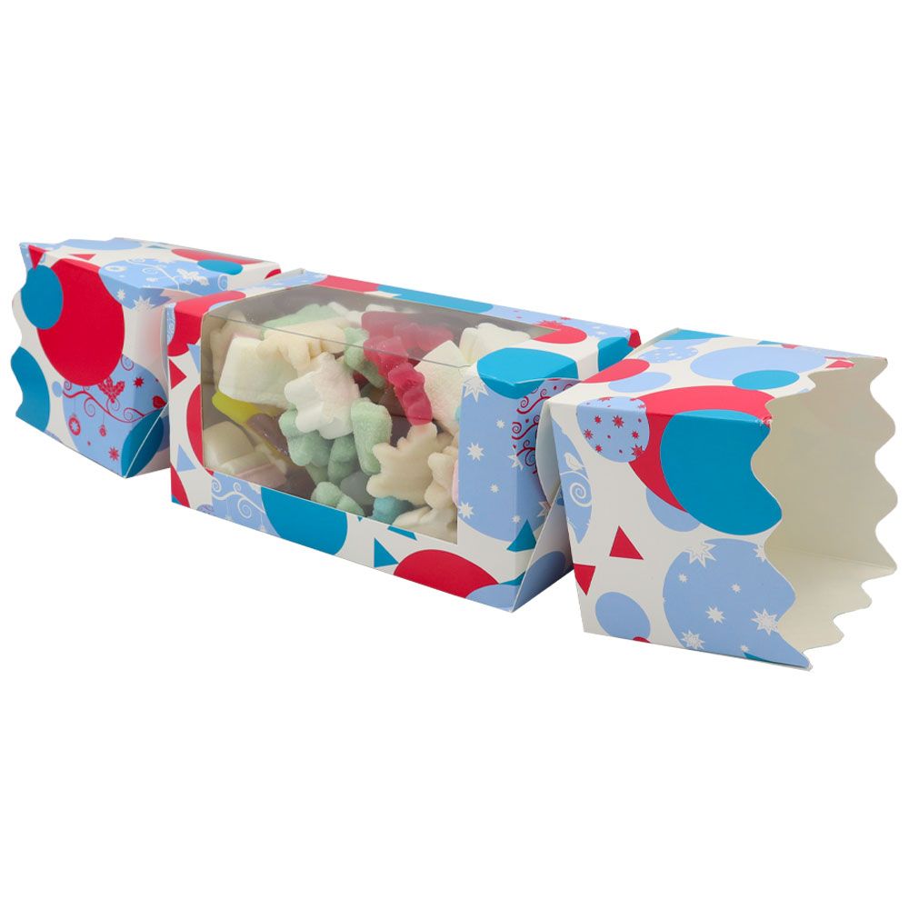 Christmas Cracker Bauble Design Gift Box With Window