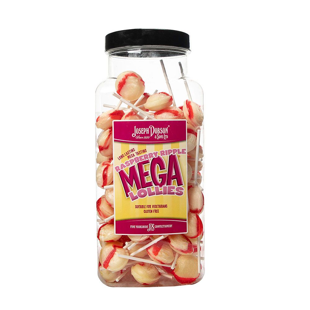 Dobsons Raspberry Ripple Ice Cream Mega Lollies Jar