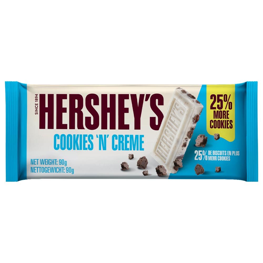 Hershey's Cookies 'N' Creme Chocolate Bar 40g