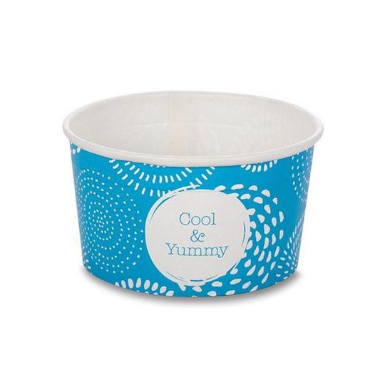 Wax Paper Ice Cream Tub 170ml (2 Scoop)