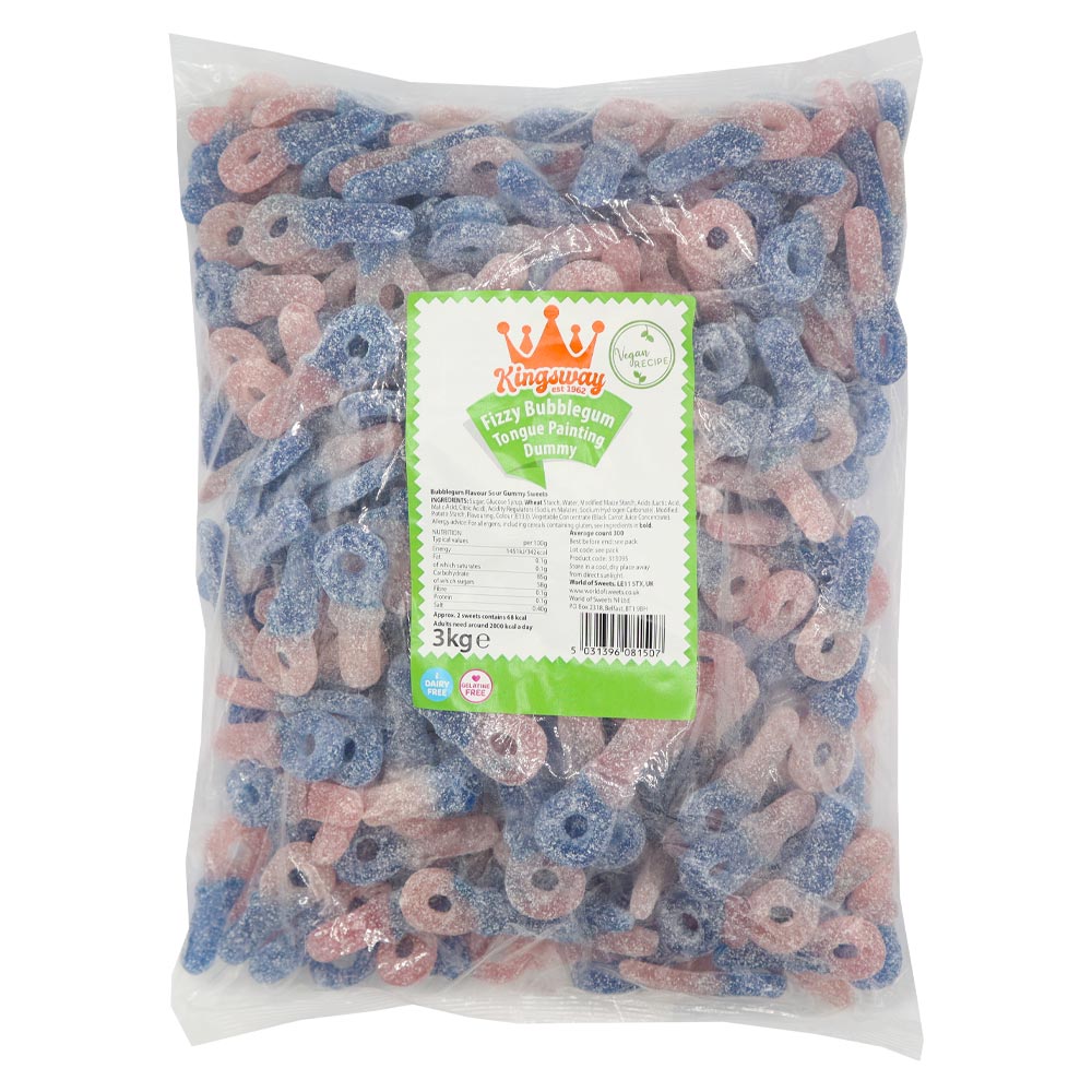 Kingsway Fizzy Bubblegum Dummies sweets