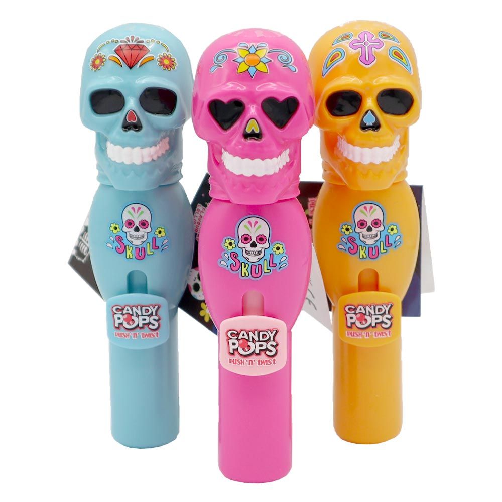 Candy Realms Skull Pops Push n Twist 8g
