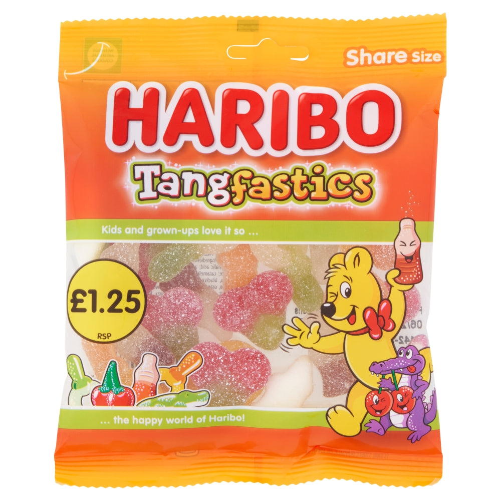 Haribo Tangfastics Share Bags 140g case of 12