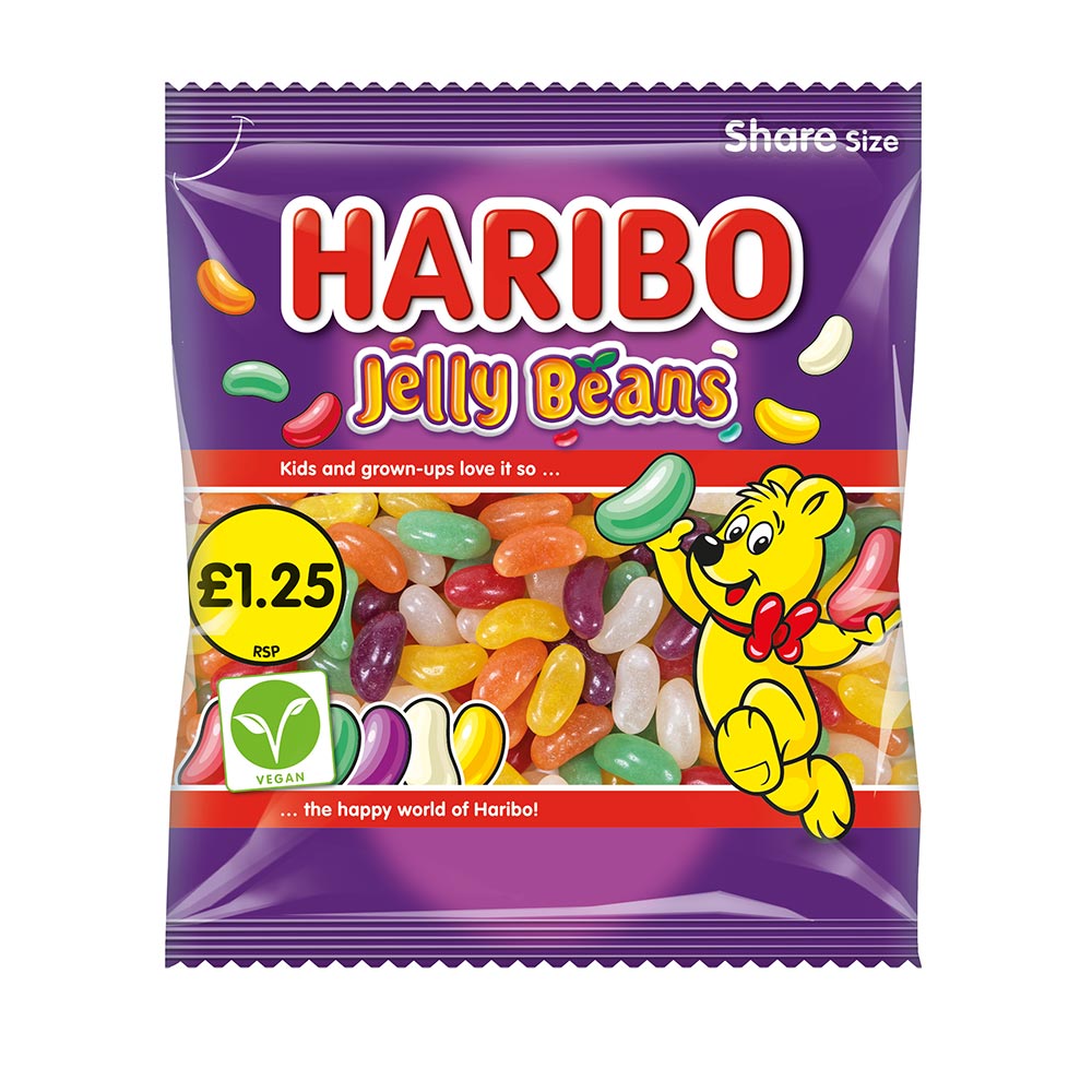 Haribo Jelly Beans Share Bags 140g case of 12