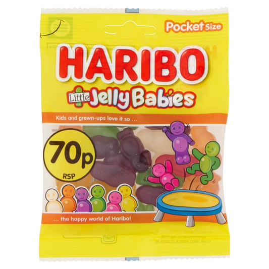 Haribo Little Jelly Babies Bags 60g case of 20