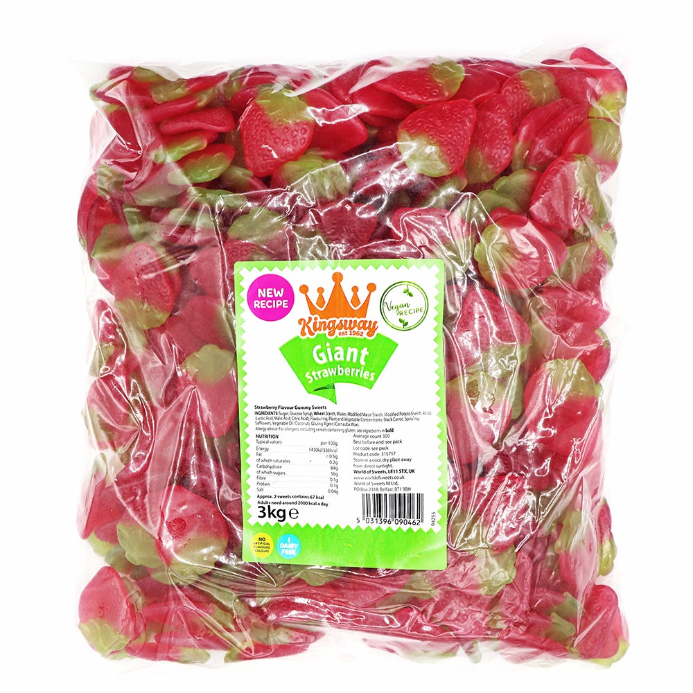 Kingsway Giant Strawberries sweets