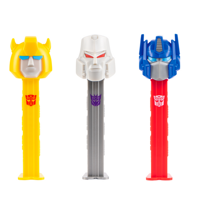 Pez Transformers dispenser designs