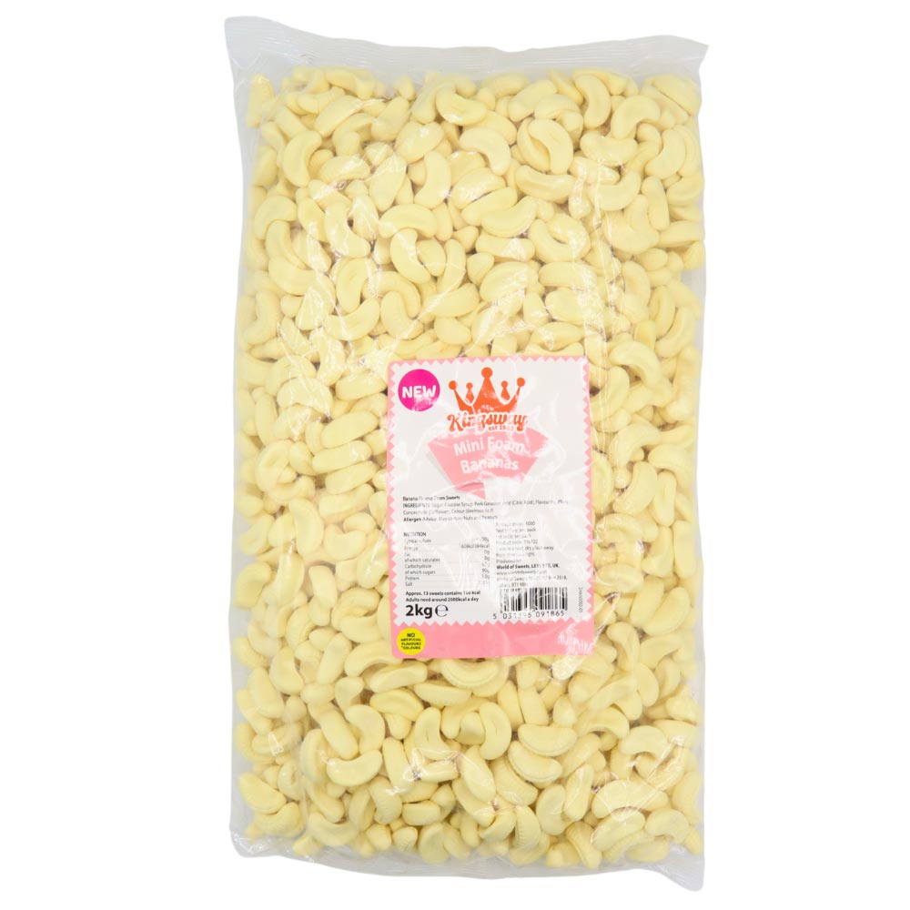 Kingsway Mini Foam Bananas sweets
