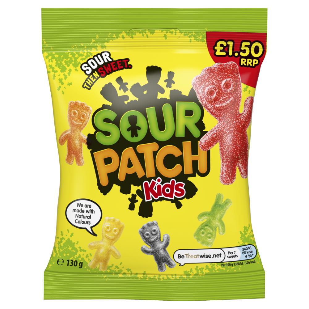 Sour Patch Kids Original Sweets 130g £1.50 PMP bag