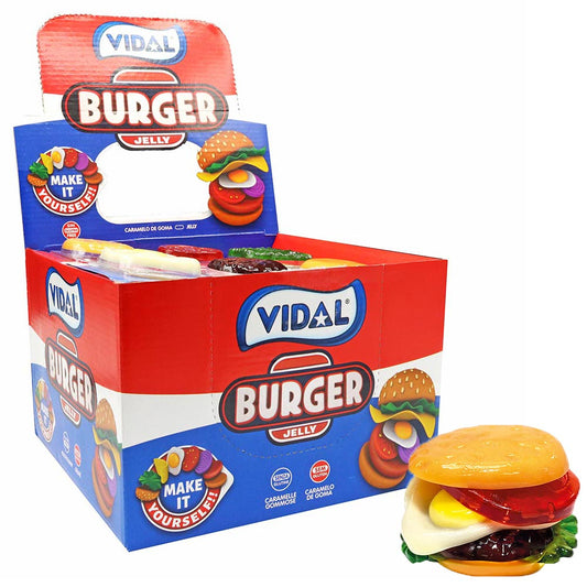 Vidal Burger Jelly novelty sweets