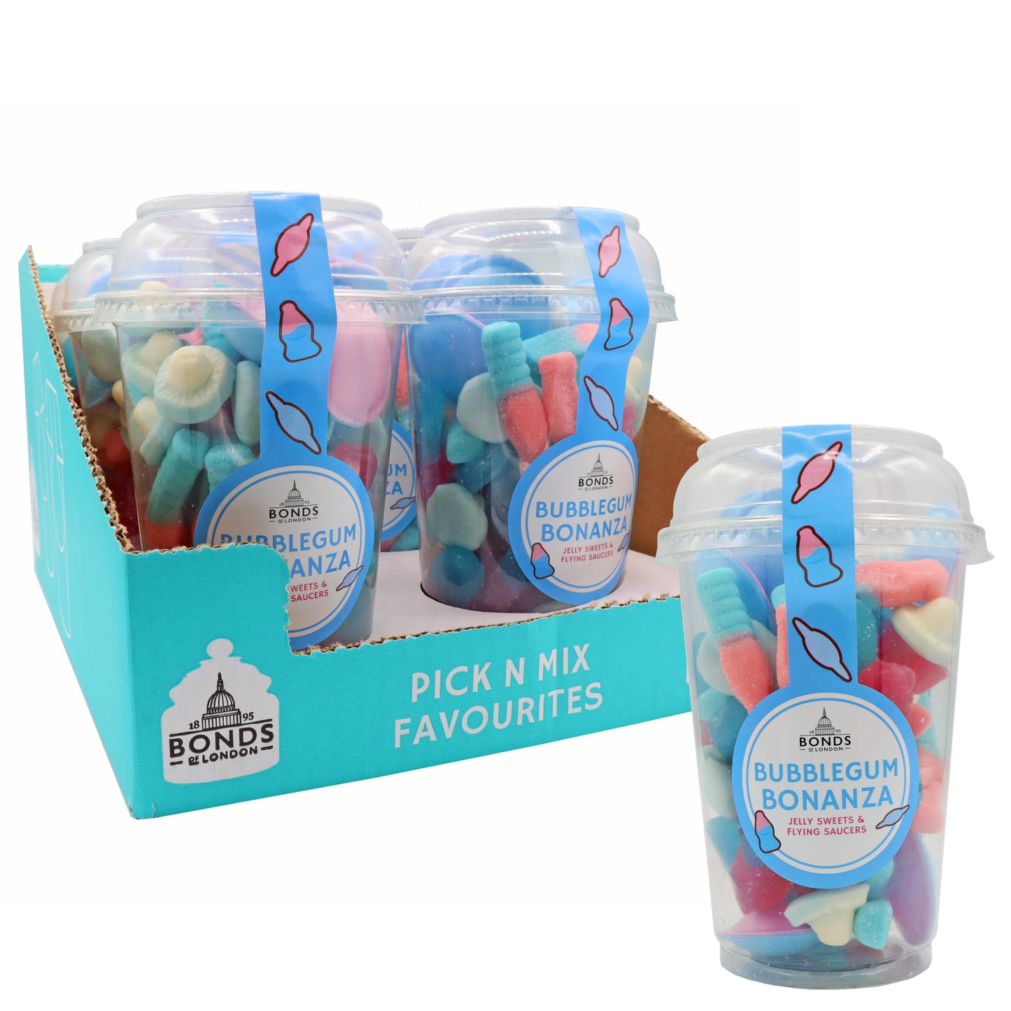Bonds Bubblegum Bonanza Candy Cup 255g