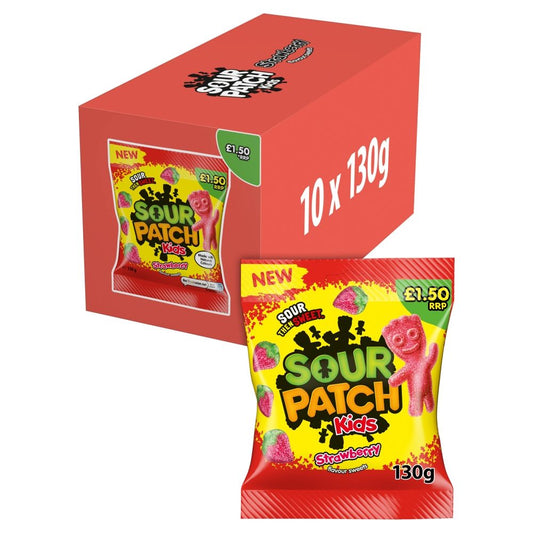Sour Patch Kids Strawberry Sweets 130g £1.50 PMP bag