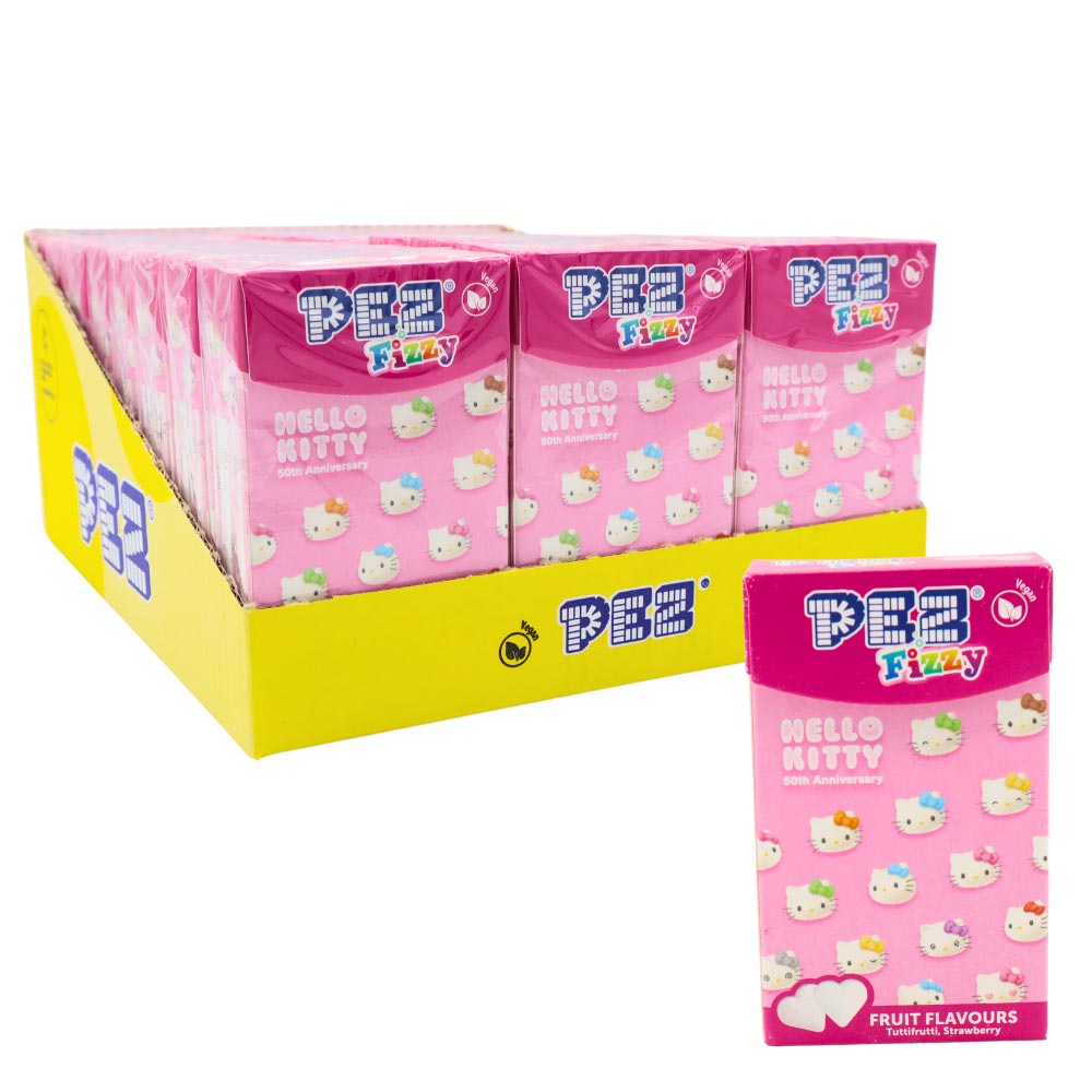 Pez Fizzy Hello Kitty flip top box
