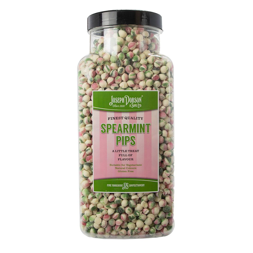 Dobsons Spearmint Drop Pips Jar 2.72kg