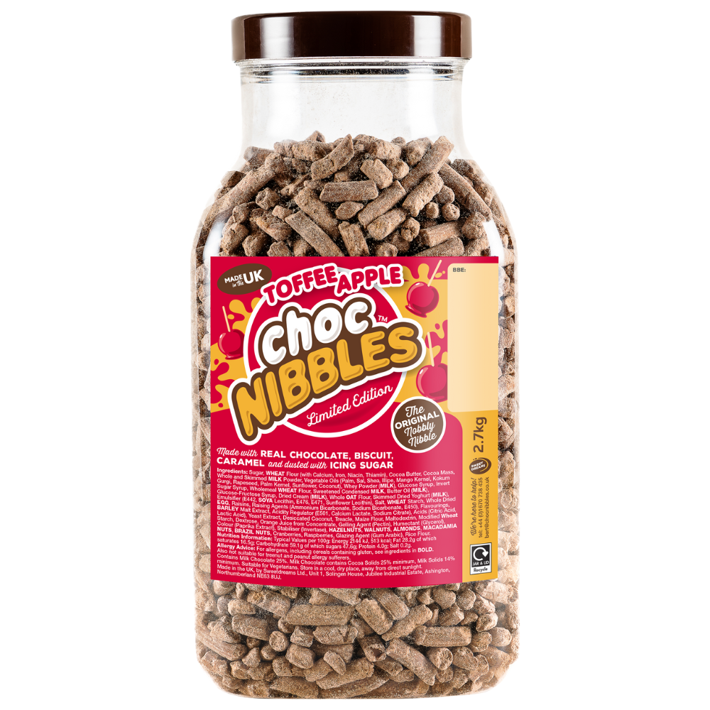 Sweet Dreams Limited Edition Toffee Apple Nibbles Jar 2.7kg