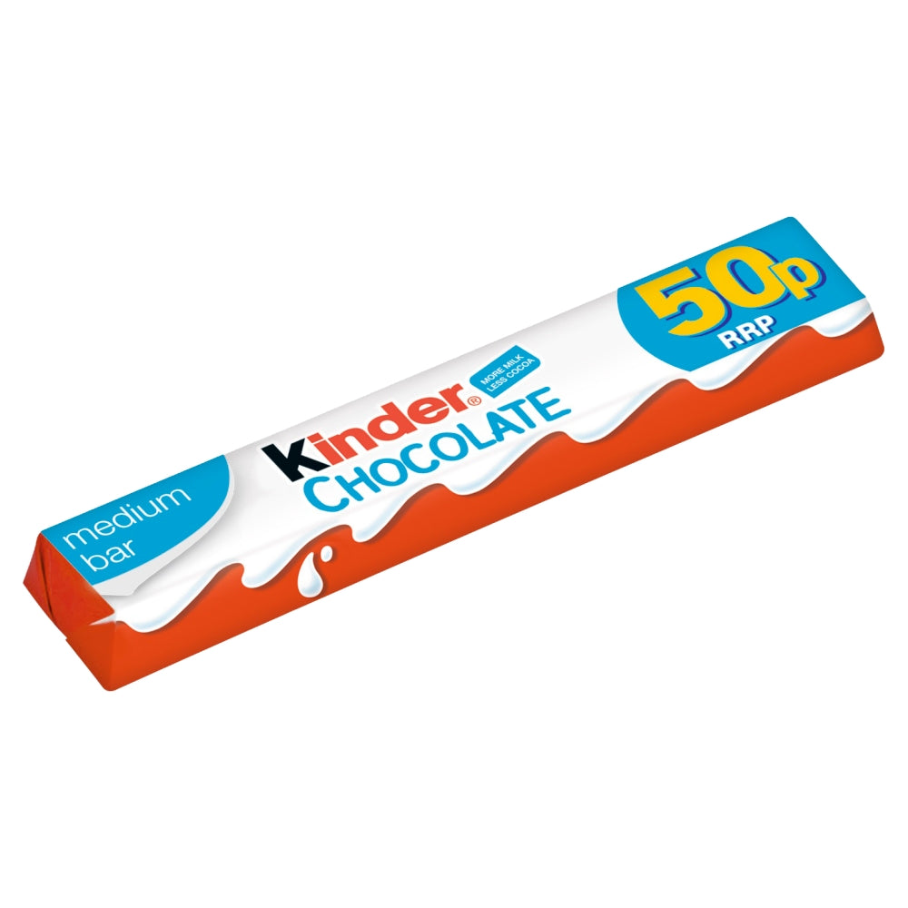 Kinder Milk Chocolate Treat Snack Bar 21g PMP