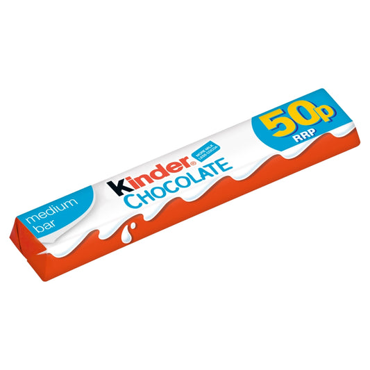 Kinder Milk Chocolate Treat Snack Bar 21g PMP