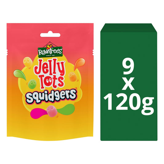 Rowntree's Jelly Tots Squidgers Sweets Sharing Bag 120g