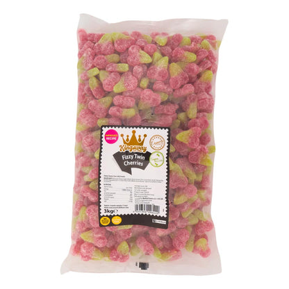 Kingsway Fizzy Twin Cherries sweets