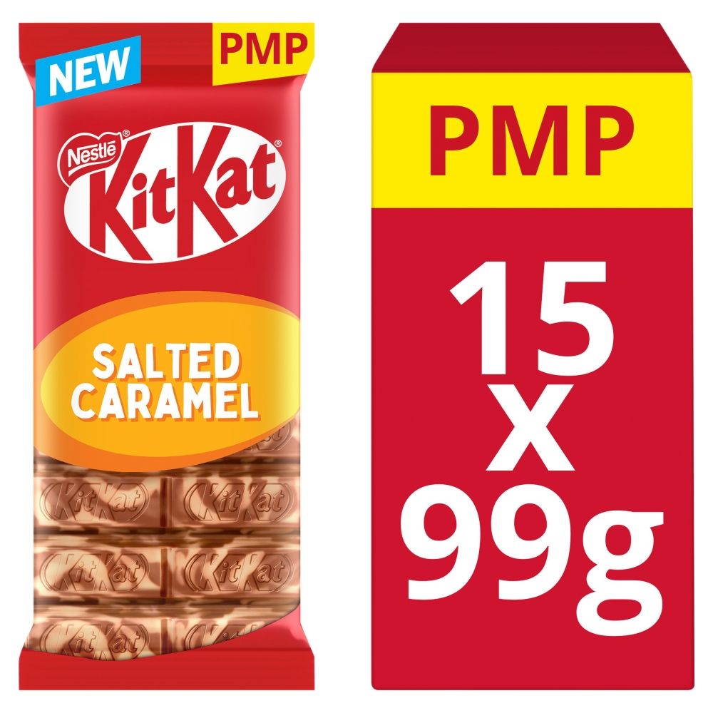 KitKat Salted Caramel Chocolate Sharing Bar 99g