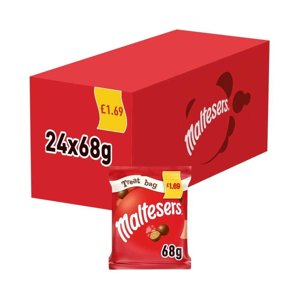 Maltesers Milk Chocolate & Honeycomb Bites Treat Bag 68g